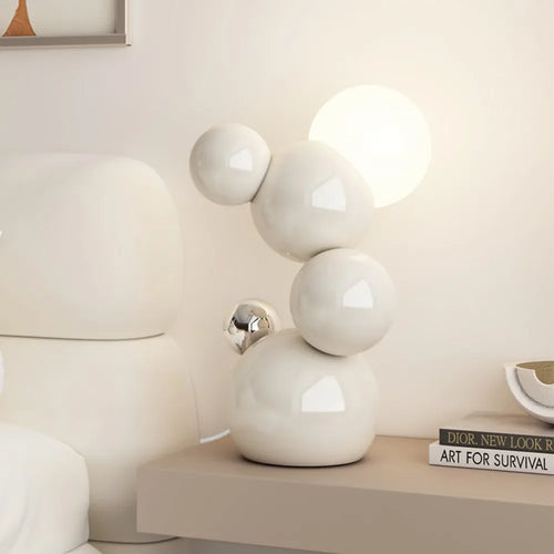 Dekorative nordische Tischlampe mit kreativem Design für ein elegantes Interieur - vue 5 sur 8