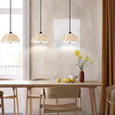 lustre wabi-sabi en pierre rétro nordique pour ambiance zen