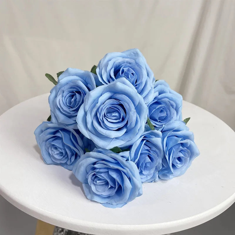 bouquet de roses artificielles pour mariage et décoration intérieure - vue 28 sur 30
