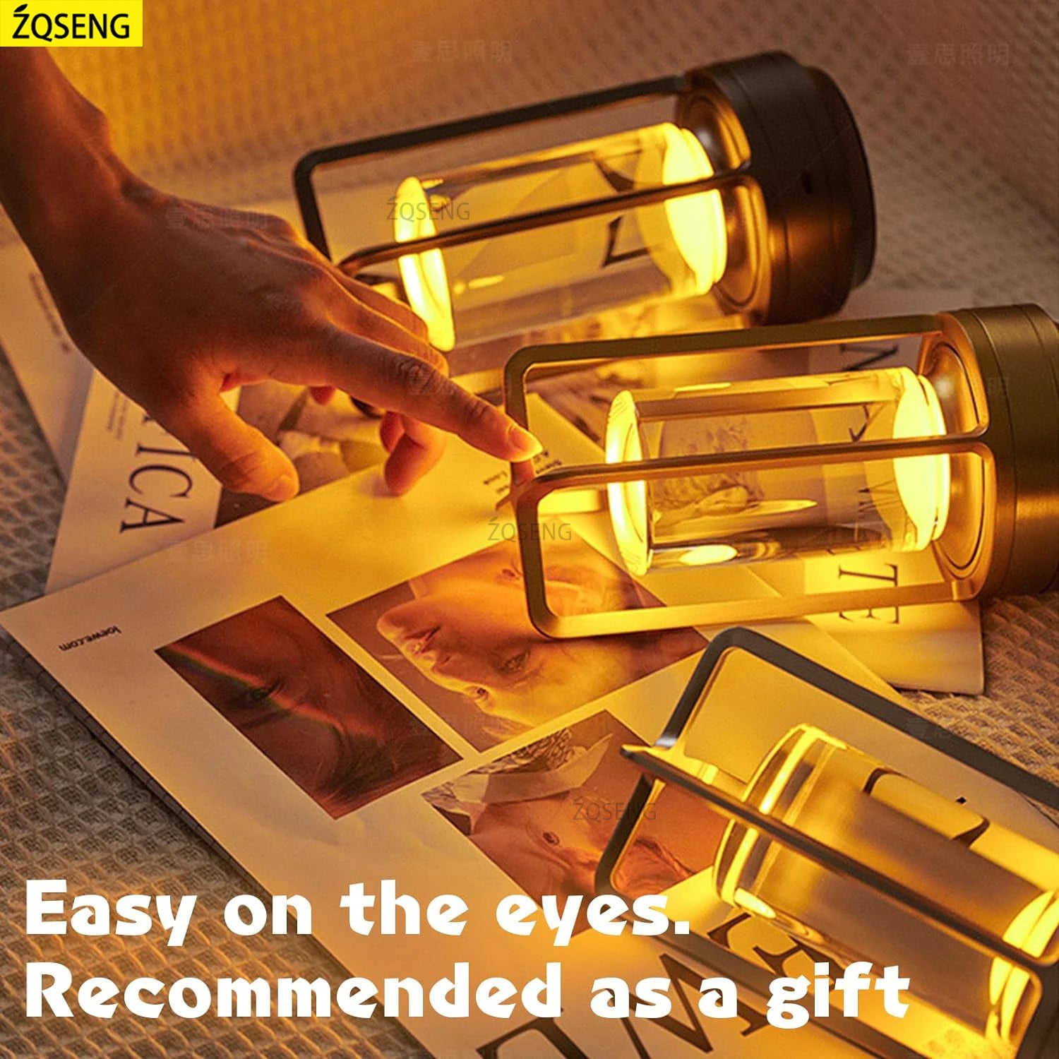 lampe de bureau tactile rechargeable sans fil pour toutes occasions - vue 5 sur 11