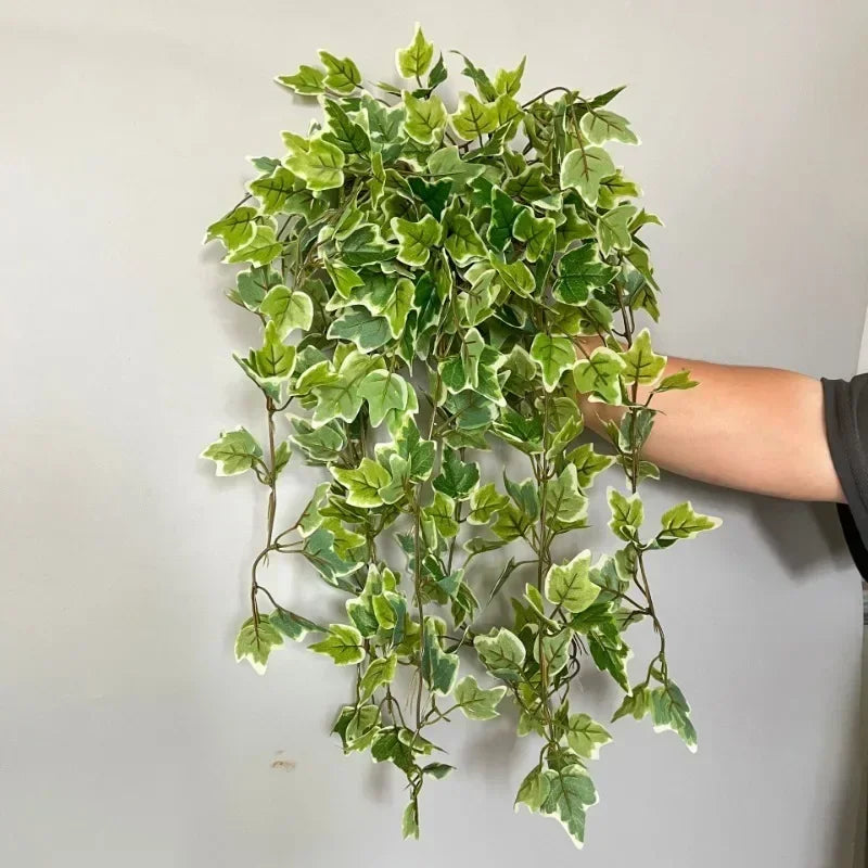 feuilles de pastèque en plastique pour décoration intérieure et extérieure