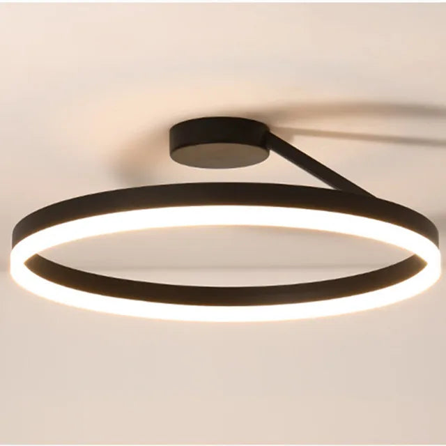 Nordischer LED-Kronleuchter mit verstellbarem Ring