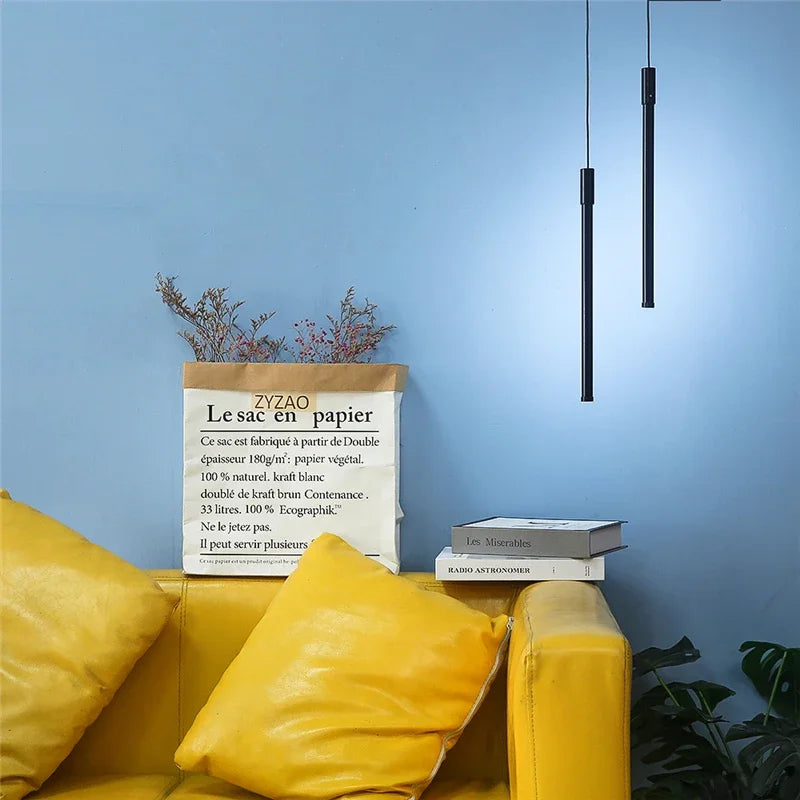 lustre décoratif nordique à double tête pour bar - vue 6 sur 7