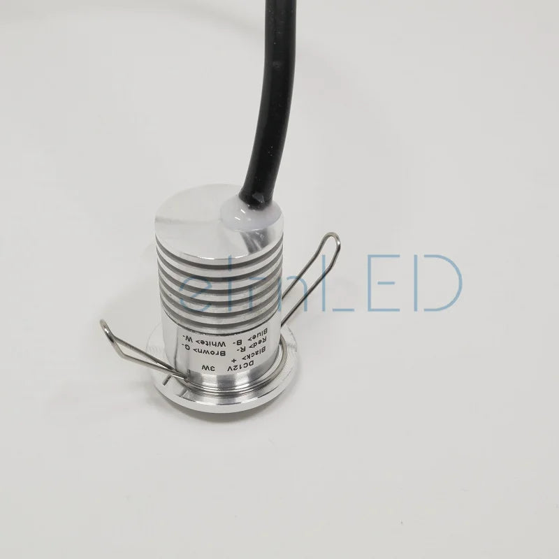 spot led étanche multicolore pour sauna et salle de bain - vue 6 sur 6