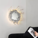 miroir goutte eau vaporisateur éclairage ambiance