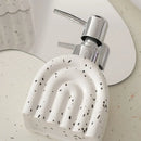 distributeur de savon en céramique pour shampoing et eau portable
