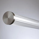 Luxuriöse moderne Pendelleuchte aus Kupfer und Glas