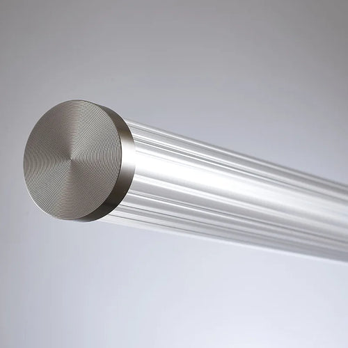 Luxuriöse moderne Pendelleuchte aus Kupfer und Glas - vue 9 sur 9