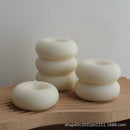 bougies d'aromathérapie créatives en forme de beignets décoratives
