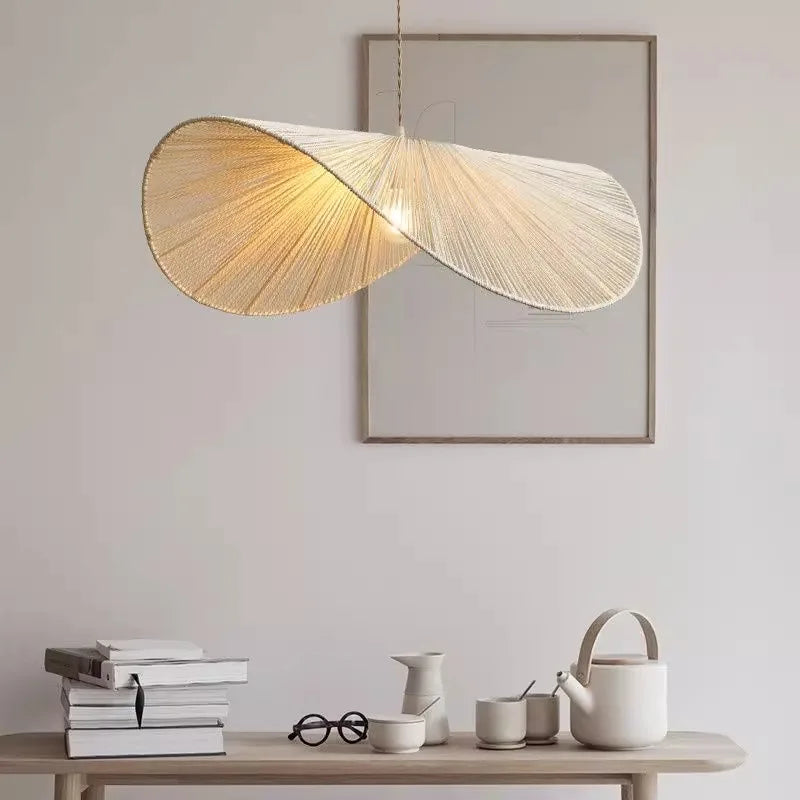Lustre wabisabi japonaise faite à la main décorative - vue 3 sur 10