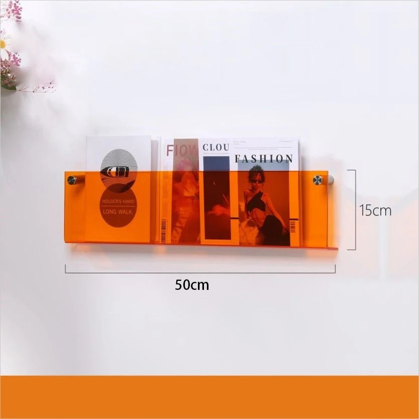 porte-brochures mural en acrylique pour magazines et littérature - vue 13 sur 40