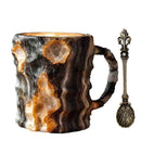 Mug en cristal effet facetté style élégant cadeau