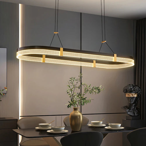 Moderne LED-Pendelleuchte für elegante Innendekoration - vue 3 sur 8