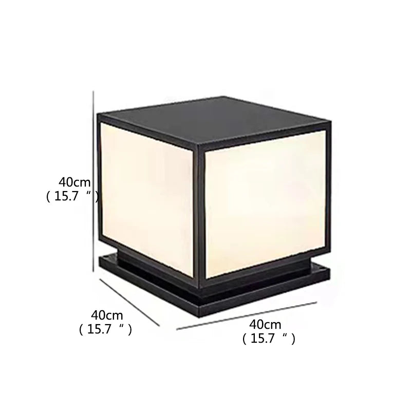 lampadaire d'extérieur vintage étanche moderne pour jardin et terrasse