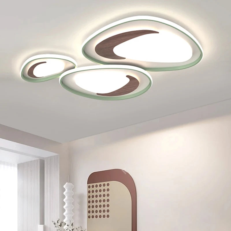lustre nordique en bois pour éclairage intérieur lampara techo - vue 7 sur 14