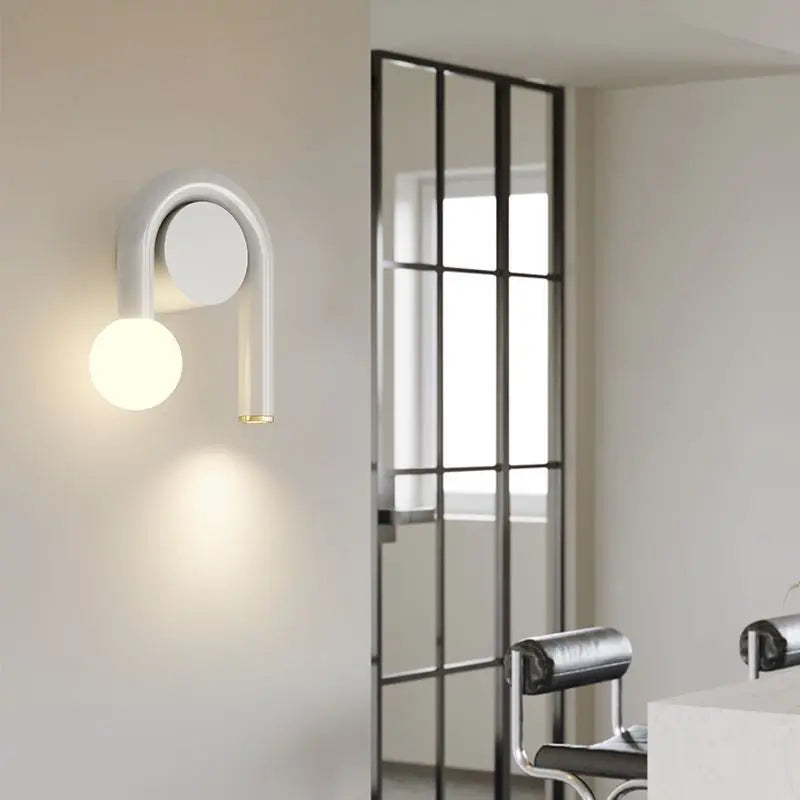applique murale moderne en verre 3000k pour intérieur - vue 3 sur 11