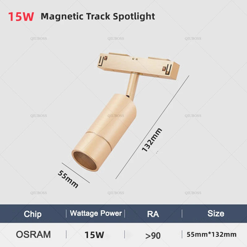 spot led magnétique pour éclairage intérieur moderne - vue 25 sur 28