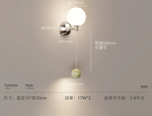 LED-Wandleuchte im Retro-Stil mit mittelalterlichem Design für die Innendekoration