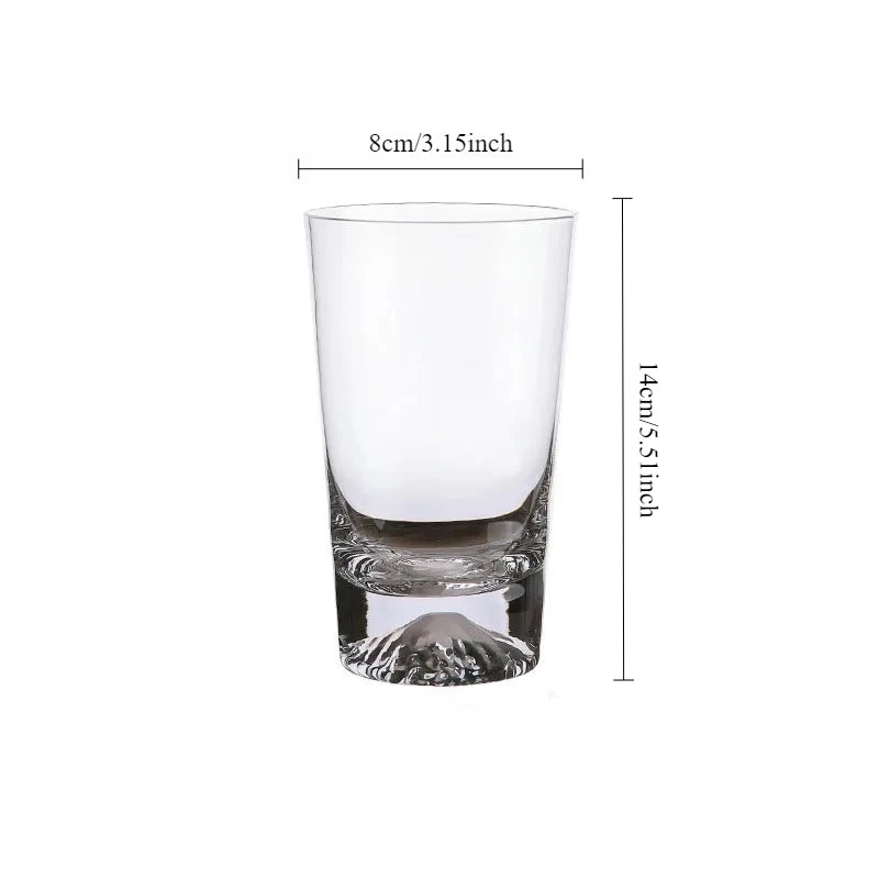 Verre cocktail relief montagne design créatif 310ml 350ml