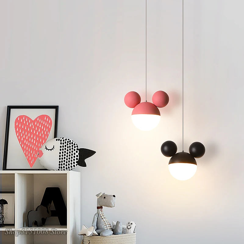 lampe led suspendue mickey pour soin des yeux enfant - vue 2 sur 8
