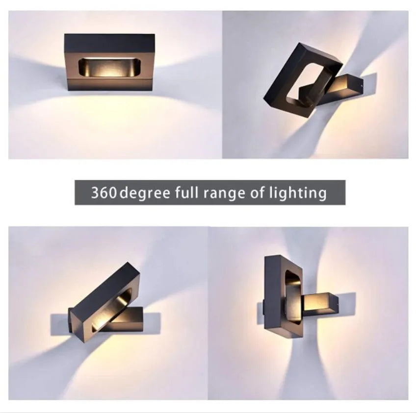 Modern Minimalist LED Wall Lamps, Aluminum Lighting, Home Decoration, Bedroom, Living Room, Aisle, Corridor, Lights - vue 3 sur 8