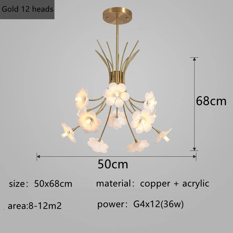 Moderner LED-Kronleuchter Luxus für die Innenbeleuchtung - vue 11 sur 19