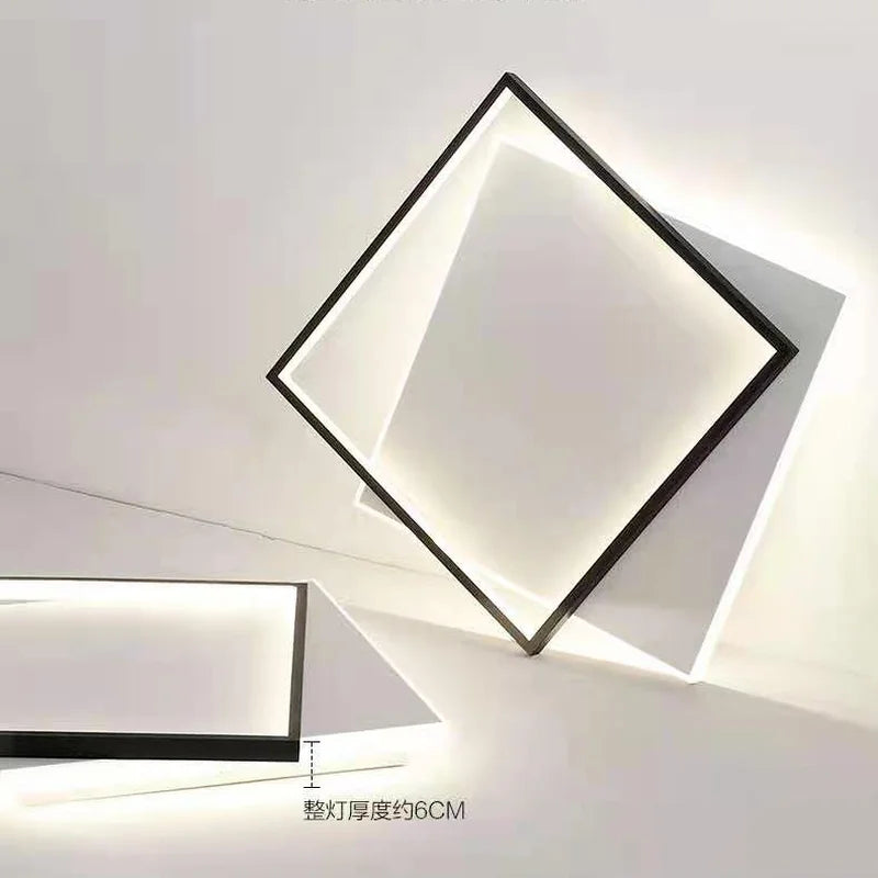 plafonnier led moderne simple décoration domestique nordique