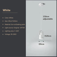 Nordique LED Suspension Lumière Macaron Fer Suspension Pour Chambre Salon Étude Chevet Salle À Manger Luminaire Lustre