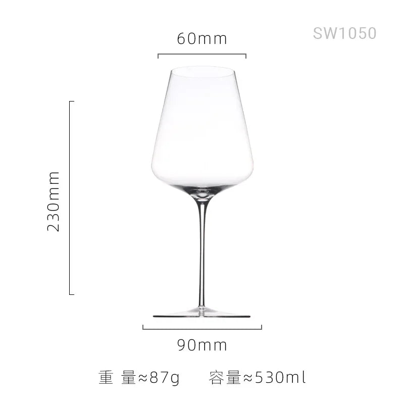 Verre a vin cristal extra fin style bourgogne