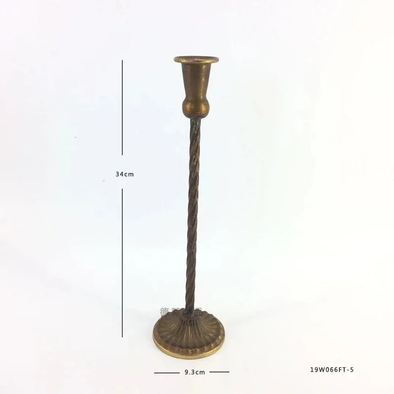 lustre en métal romantique pour décorations de mariage et dîner - vue 28 sur 29