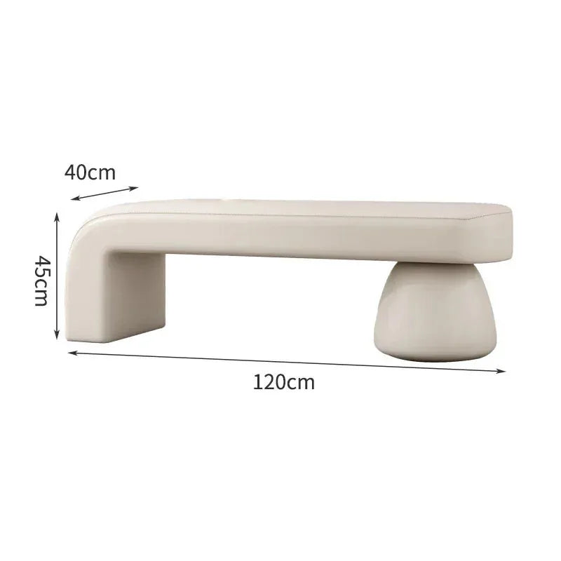 tabouret à langer nordique pour chambre et salon - vue 26 sur 27