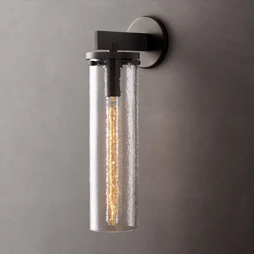 Retro-Wandleuchte aus Glas für elegante Innendekoration - vue 10 sur 11
