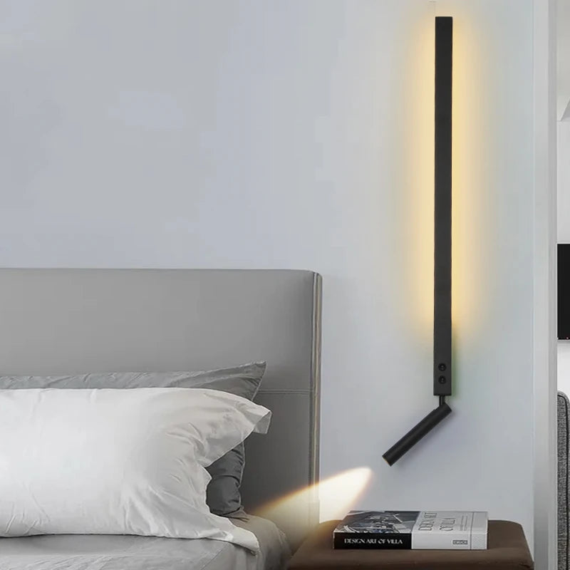 Minimalistische LED-Wandleuchte mit verstellbarem Winkel 3.000 K - vue 3 sur 18