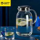 Bouilloire verre borosilicate grande capacité résistante chaleur