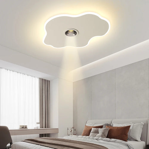 Moderne LED-Deckenleuchte in Wolkenform für stilvolle Innenräume - vue 4 sur 8