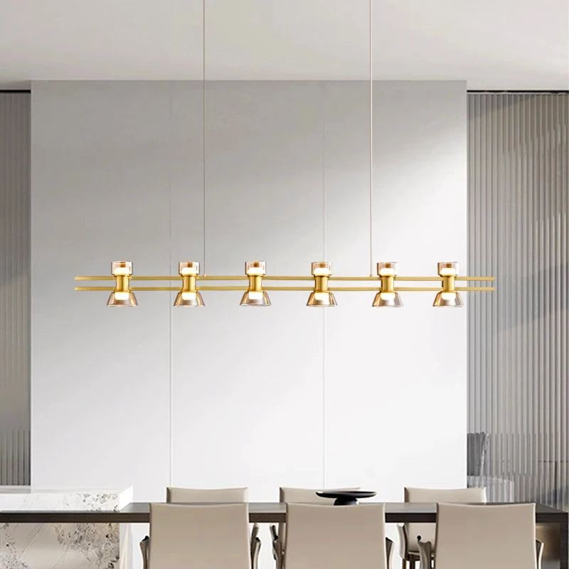 suspension moderne led lustres pour éclairage intérieur - vue 6 sur 14