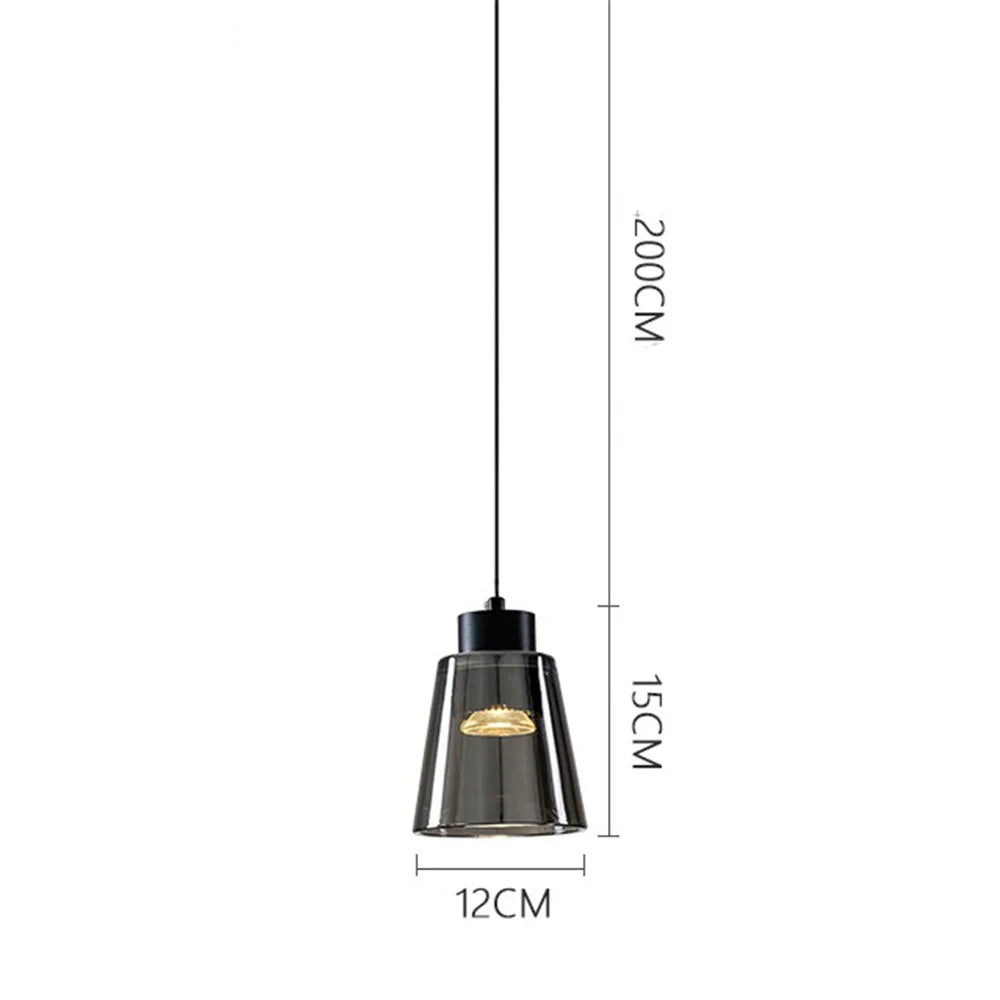 Trendiger LED-Kronleuchter in Flaschenform für modernes Interieur - vue 11 sur 11