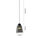 Trendiger LED-Kronleuchter in Flaschenform für modernes Interieur