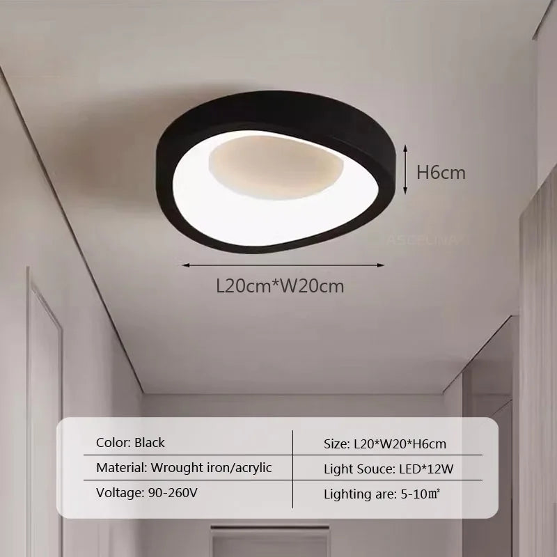 Moderne LED-Deckenleuchte für stilvolle Wohnraumdekoration