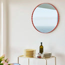 miroirs décoratifs rétro nordiques ronds personnalisés pour décoration intérieure