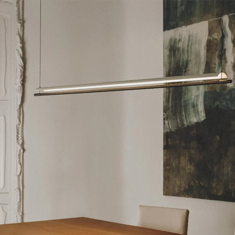 lustre minimaliste scandinave en tuiles pour bureau - vue 5 sur 11