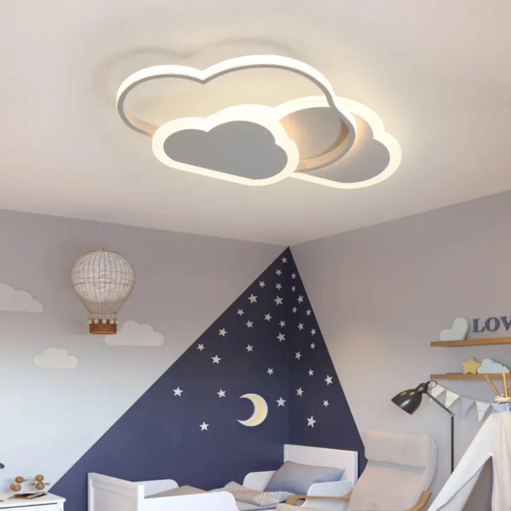 Moderne LED-Deckenleuchte für Kinderzimmer – Dekorative Wohnbeleuchtung - vue 3 sur 10