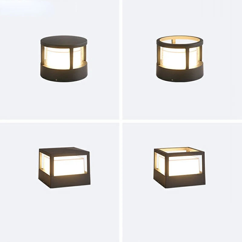 pack poteaux lumineux led extérieurs étanches haute luminosité - vue 7 sur 7