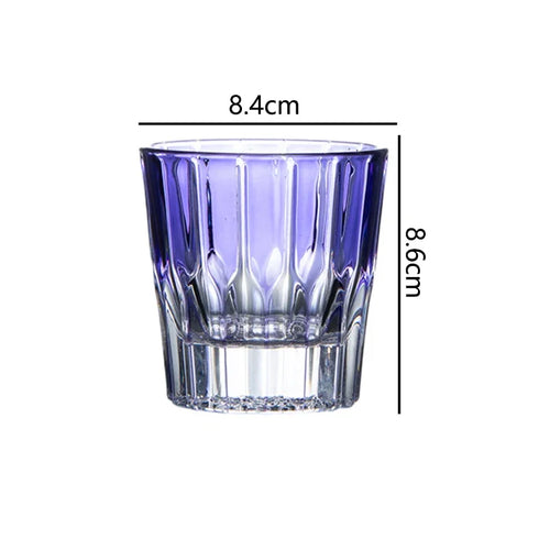 Verre whisky cocktail 200 ml rayures verticales design