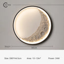 Dekorative LED-Wandleuchte Mond mit dimmbarer Lichtintensität