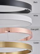 lampes led simplifiées suspendues pour décoration d'intérieur