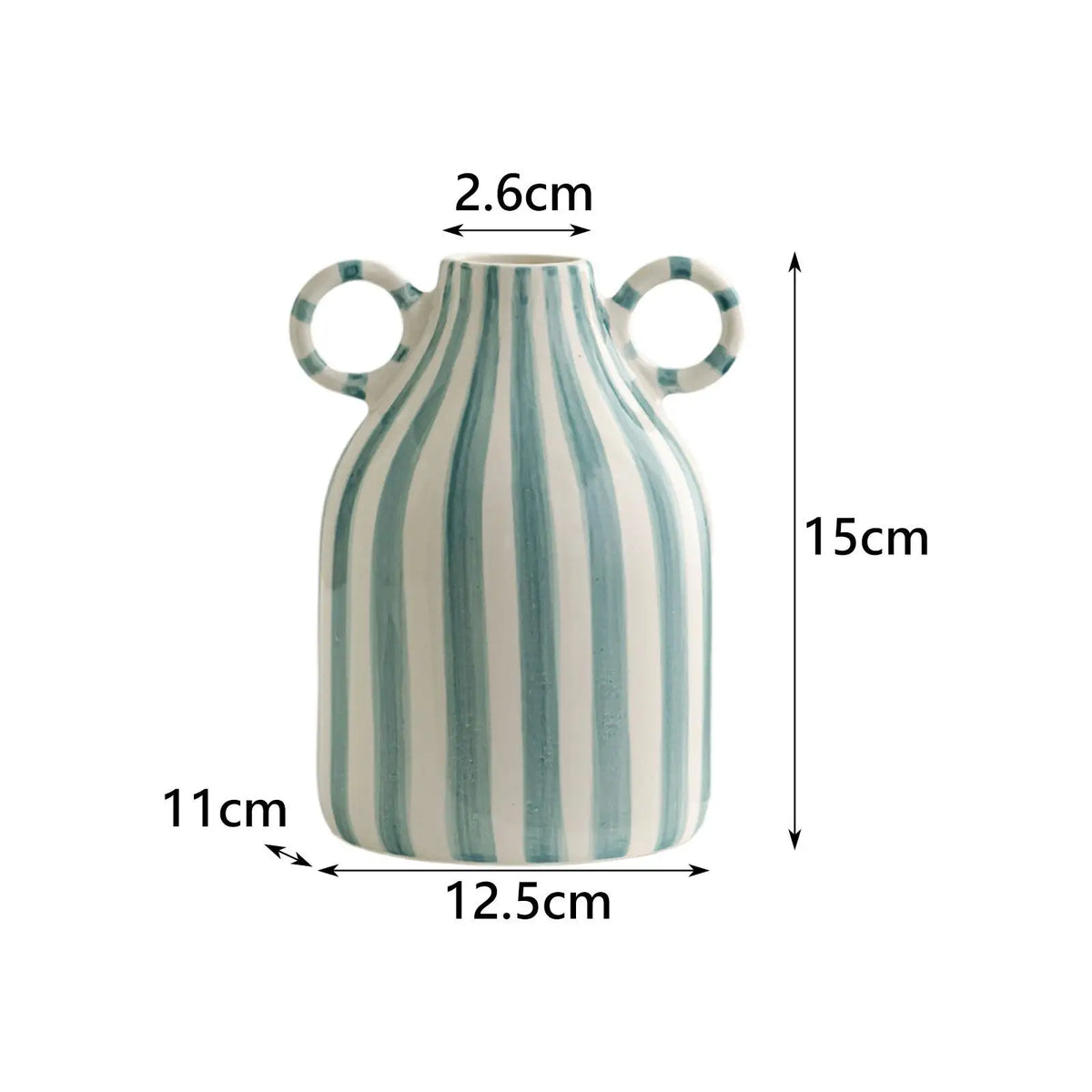 Decorative Flower Vase, Nordic Boho Vase, Small Vase, Home Decor, Porcelain - vue 7 sur 10