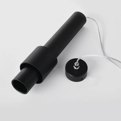 lustre nordique dimmable tube led suspendu éclairage intérieur piste