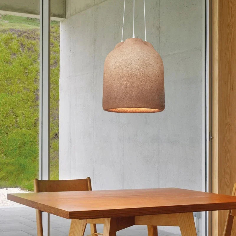 Suspension Designer Salle à manger Wabi Sabi Café Modèle Maison Personnalité LED Décor Lumière Créative Table Bar Cuisine - vue 6 sur 8