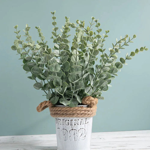 lot de 20 tiges d eucalyptus artificielles pour décorations festives